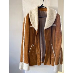 Suede and Shearling Penny Lane Jacket